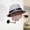 thumbnail image 6 of Decorative Wall Mounted Mannequin Head Hanger Rack Hat Cap Display Model Stand Holder Manikin Rose Gold, 6 of 7