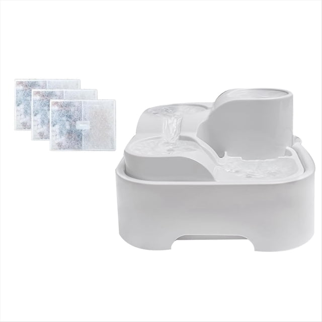 Fuente de Agua para Gatos, Beber Mascotas Múltiples, Cuenco Gatos Ultra Silencioso, Gatitos Pequeños y Medianos