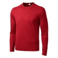 thumbnail image 5 of Yellow Rooster Men's Tall Long Sleeve PosiCharge Competitor Tee True Red LT, 5 of 6