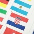 thumbnail image 2 of EeaseMX 32 banderas nacionales pequeñas de mano con palo, banderas internacionales de países del mundo, banderines para decoración de bares y fiestas., 2 of 8