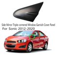 thumbnail image 1 of 2 Piezas de la Placa de la Ventana Delantera del Coche, Espejo Lateral, Esquina, Panel de Cubierta de GuarnicióN de Ventana de Esquinas para Sonic 2012-2020, 1 of 5