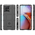 thumbnail image 2 of EGO TACTICAL Rugged Shield Brand Solid Color TPU Phone Case for Motorola Edge Plus 2023 5G - Solid Black, 2 of 4