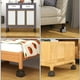 thumbnail image 4 of Toystoory Cama transformadora de 4 paquetes por lote con elevadores de muebles confiables y duraderos que ofrecen altura adicional Decoración del hogar Marrón, 4 of 6