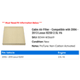 thumbnail image 2 of Cabin Air Filter - Compatible with 2006 - 2013 IS250 2.5L V6 2007 2008 2009 2010 2011 2012, 2 of 2