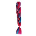 thumbnail image 1 of AIYEE-extensiones de cabello trenzado para mujeres negras, extensiones de cabello sintético con trenzas Jumbo, mezcla de 4 colores, rosa, morado, azul, degradado, 1 of 4