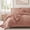 Clay Pink, variant on Catami 7-piece Bed in a Bag Comforter Set with Sheets,Beige,Queen