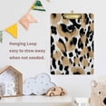 thumbnail image 6 of FMSHPON Print Leopard Clipboard Hardboard Wood Nursing Clip Board and Pull for Standard A4 Letter 13x9 inches, 6 of 7