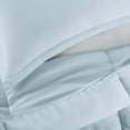 thumbnail image 6 of Serta Simply 3-Piece Clean Antimicrobial Light Blue Comforter Set, Full/Queen, 6 of 11
