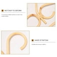 thumbnail image 3 of 2Pcs Rattan Clothes Hanger Natural Rattan Hand-Woven 3 Hanger Clothing Decor 40x20cm, 3 of 8