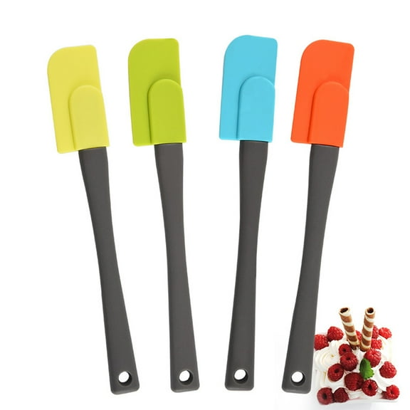EXHUMKY 4Pcs Knife Shaped Silicone Baking Accessories For Cooking Baking Food Preparation 23.3x1.4in