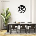 thumbnail image 3 of Welcome Star Round Sign - Beautiful Solid Steel Home Decor Decorative Accent Metal Art Wall Sign, 3 of 6