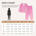 thumbnail image 4 of Fotbe Breast Cancer Pink Ribbons Awareness Conjunto de Pijama de Manga Larga para Mujer con Estampado, Ropa de Dormir de 2 Piezas, Conjunto de Casa Suave y Cómodo con Bolsillos-X-Large, 4 of 7