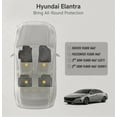 thumbnail image 3 of ecoMats All Weather Floor Mats for 2021 to 2026 Hyundai Elantra, Front and Rear, Honeycomb Design, 3 of 10