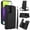 Black, variant on for Samsung Galaxy S20 Crossbody Wallet Phone Case with Card Holder&Zipper, Back Flip Folio PU Leather Kickstand Card Slots Case for Women Girls, Double Magnetic Clasp Shockproof Cover,Darkpurple