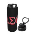 thumbnail image 2 of Botella de agua con aislamiento Delta Sigma Theta de 18 oz, de acero inoxidable, novedosa, deportiva, portátil, para viajes, gimnasios al aire libre., 2 of 5