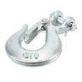 thumbnail image 4 of Gancho deslizante de horquilla de 1/4 pulgadas con pestillo de seguridad de acero forjado G70 para cadenas de vehículos de remolque de camiones, 4 of 12