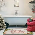 thumbnail image 4 of Xidingyue Merry Christmas Kitchen Rugs and Mats Set 2 PCS, Christmas Indoor Floor Mats for Winter, Xmas Door Mat Runner Rug Mat for Kitchen Home Decor (17"x47"+17"x30",Merry Christmas), 4 of 9