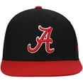 thumbnail image 2 of Men's Top of the World Black/Crimson Alabama Crimson Tide Team Color Two-Tone Fitted Hat, 2 of 4