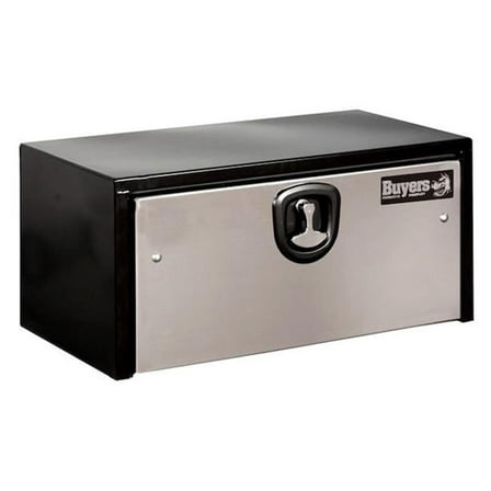 Buyers Products  18 x 18 x 36 in. Black Toolbox with Stainless Steel Door