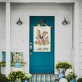 thumbnail image 3 of Hello Spring Easter Bunny Floral House Flag 28x40 Inch Burlap Double Sided Outside, Seasonal Sign Yard Outdoor Decorations DF249-28, 3 of 5
