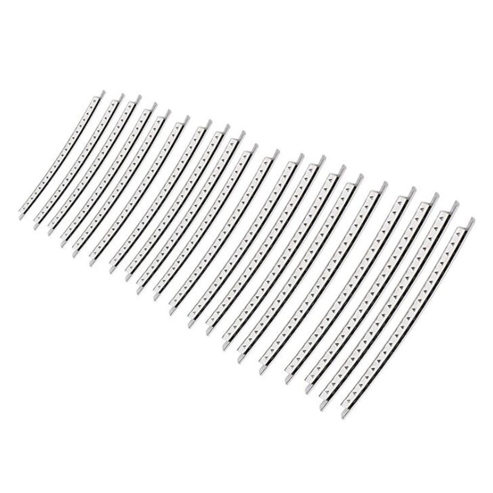 Guitar Fret Wire CopperNickel Alloy Silver 24 Pcs Fretwire Width 0
