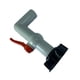 thumbnail image 3 of Scienceny Reemplazo de grifos de caño de contenedor IBC, grifo de agua de jardín doméstico, conector de Control de encendido/apagado, piezas de Materiales de construcción 90° 32mm Scienceny TO008844-07, 3 of 6