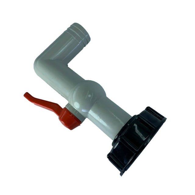 Grifo de agua Riwesomey para contenedor IBC 90° 32mm