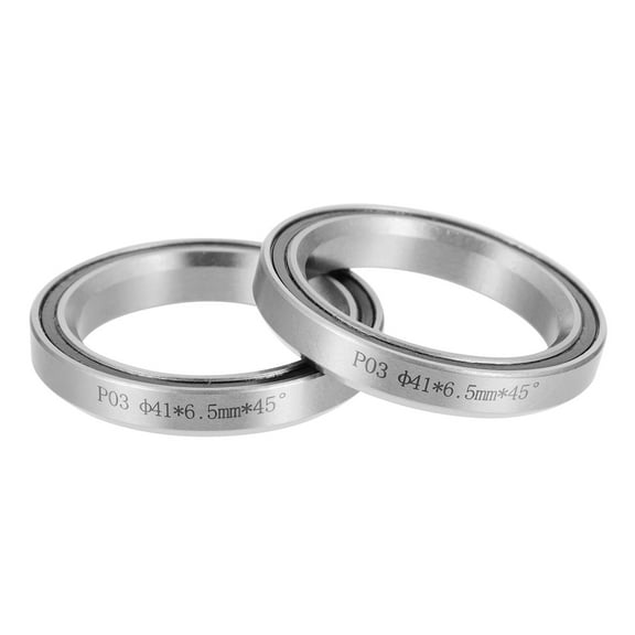 Worgeous 2pcs Bike Bearings for Steel Bicycles Headset Sealed Ring Bearing Parts Replacement