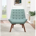 thumbnail image 6 of OSP Home Furnishings Shelly Tufted Chair in Sea Fabric with Coffee Legs K/D, 6 of 9