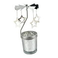 thumbnail image 1 of Portavelas giratorio elegante, portavelas, portavelas para velas de té, candelabro para Navidad, decoración de adorno para fiesta de boda Estrella Macarena Candelabro giratorio, 1 of 8