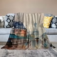 thumbnail image 2 of Shiartex Super Soft Flannel Throw Blanket for Bed Sofa Living Room Decor, All Seasons Cozy Blanket Gifts - Rainy Day Gifts Blanket 50x60in, 2 of 6