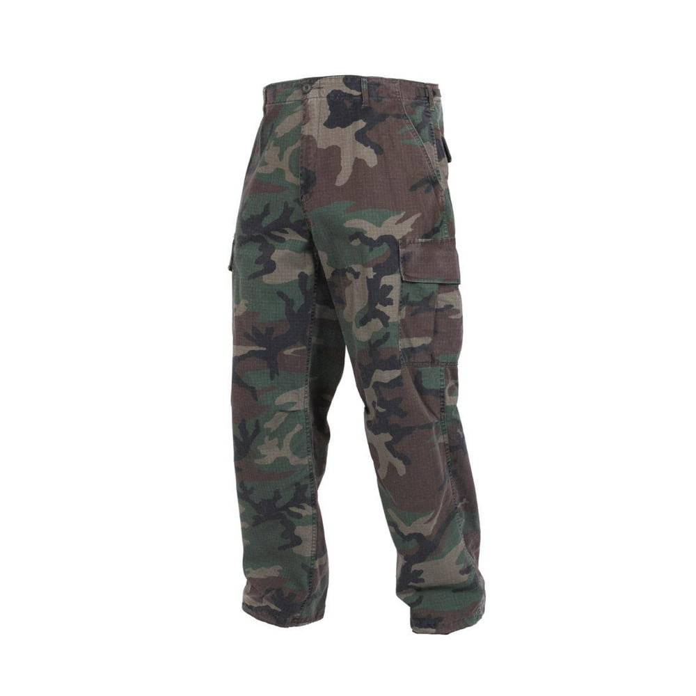 Vietnam Era Camouflage US Army Pants, Fatigues, Woodland Camo, Small ...