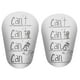 thumbnail image 3 of 2 Piezas de Espinilleras de Fútbol, Espinilleras de Fútbol, Espinilleras Ligeras a Prueba de Golpes, Equipo de Protección de Fútbol para Juego de Fútb XS, 3 of 8
