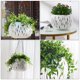 thumbnail image 5 of Maceta colgante para flores, para interior y exterior, para balcón, patio, cesta colgante, 5 of 8