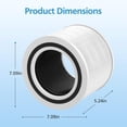thumbnail image 3 of Core 200S-P Replacement Filter Compatible with LEVOIT Core 200S Smart WiFi Air PuriFier, Core 200S-RF Air Filter, 2 Pack, 3 of 10