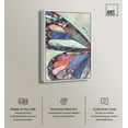 thumbnail image 2 of Butterfly Part I Butterfly Wall Art Canvas Wall Art by Art Remedy, White Floater Frame, 11" x 16", 2 of 7