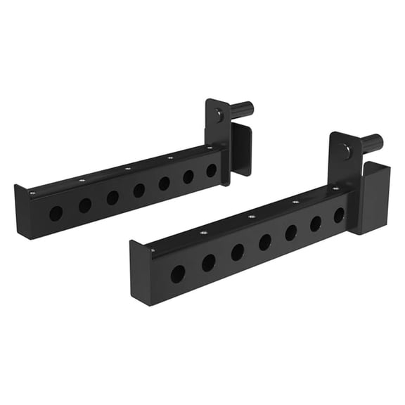 YYDSBNHH Squat Rack Safety Catches - 2x2" Spotter Arms, 1" Hole, 800lbs Capacity - Power Rack Safety Pins for Weightlifting, Folding Racks, Gym Equipment