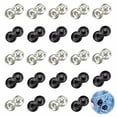 thumbnail image 1 of 24 Pieces Copper Snap Button Portable Round Replacement Pieces Copper Portable Round DIY Clothes Coat Jacket Handbag Purse Sewing Fastener Accessories, 1 of 9