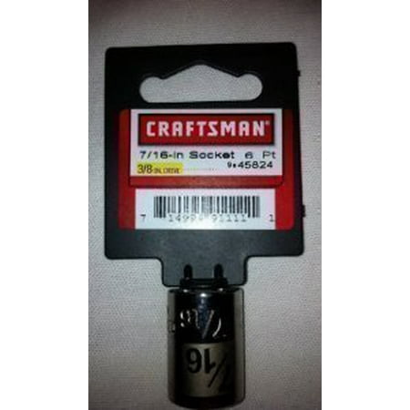 

CM SCKT 3/8 DR 7/16 6PT