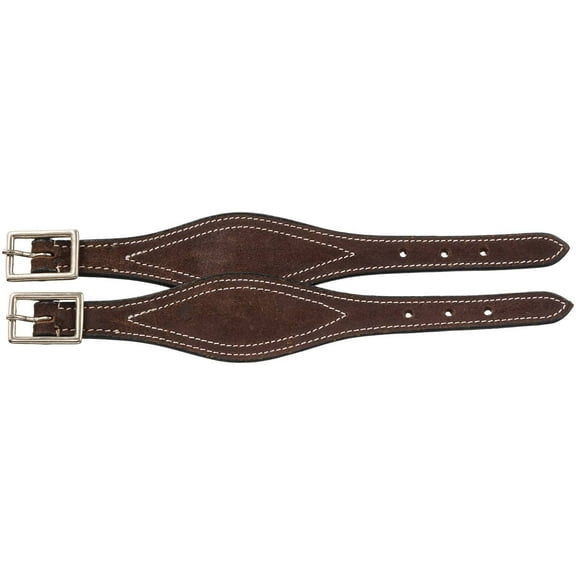 Tough-1 Shaped Leather Hobble Straps