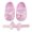 Pink, variant on Newborn Baby Girls Shoes Pearl Design Cute Soft Sole Shoes