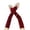 Wine, variant on Fgnfyis Velvet Glamour Fingerless Gloves for Women Shine Stage Performance Carnival Party Evening Wear White