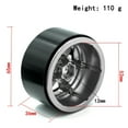 thumbnail image 4 of Labymos Aluminum Alloy Wheel Rim Beadlock 2.2in Wheel Rims Hub 4pcs Replacement for 1/10 1/8, 4 of 6