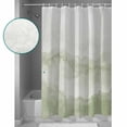 thumbnail image 3 of Extra Long Shower Curtain 72x96 Inch, Sage Green Ombre Mountain Shower Curtain Waterproof Bathroom Decor Nature Abstract Art Marble Fabric Bath Curtain Set Accessories with Hooks, 3 of 6