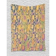 thumbnail image 1 of Asian Tapestry, Graphic Image of an Indonesian Batik Style Pattern with Flowers Traditional Vintage, Wall Hanging for Bedroom Living Room Dorm Decor, 40W X 60L Inches, Multicolor, by Ambesonne, 1 of 2