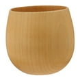 thumbnail image 4 of COSMOBETTY 1Pcs Cup Big Belly Wooden Multipurpose Drinking Household Water Cup Natural Wood Color 9X8X8CM, 4 of 8