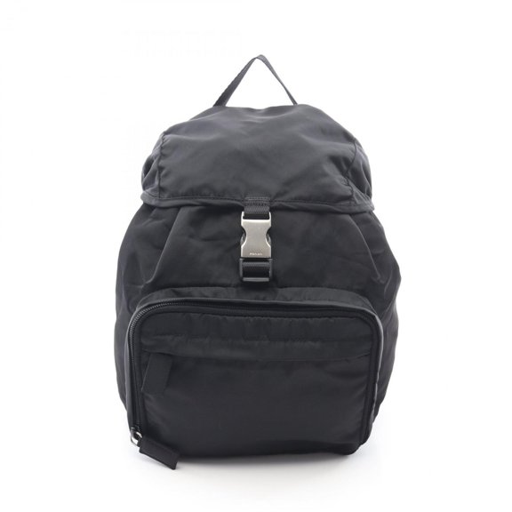 Pre-Owned PRADA TESSUTO MONTAGN Backpack Nylon Women's Black V152
