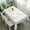 White, variant on Rectangle Vinyl Tablecloth, Simple Waterproof And Oil-proof Checkered Tablecloth, Square Plastic Tablecloth, Heavy Duty Wipeable Table Covers for Picnic, Outdoor, Camping