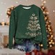 thumbnail image 4 of TaTaai Hoodies Shirts for Women Early Fall Long Sleeve Tops Vintage Graphic Outfits Tops Fashion Pullover Tees Gift, 4 of 5