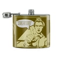thumbnail image 2 of Finish Your Beers Sober People in China Funny Humor Stainless Steel 5oz Hip Drink Kidney Flask, 2 of 4